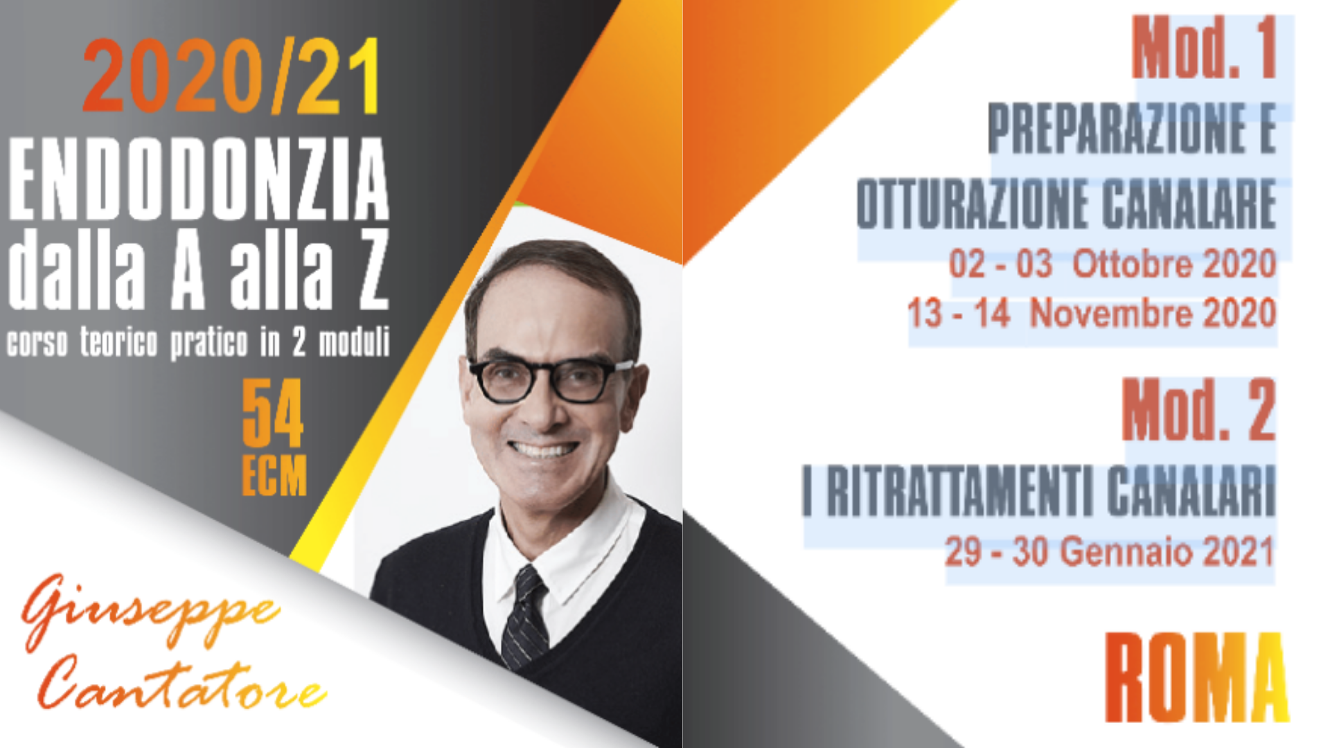 ENDODONZIA dalla A alla Z - corso teorico pratico in 2 moduli