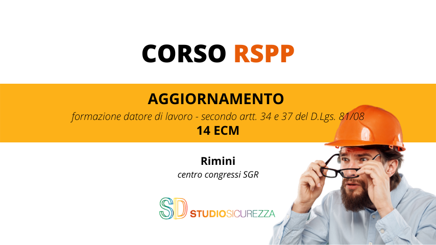CORSO AGGIORNAMENTO RSPP 14 ORE