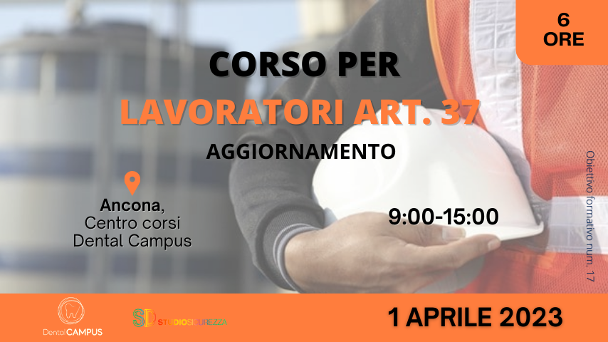 CORSO AGGIORNAMENTO PER LAVORATORI ART. 37 (6 ORE)