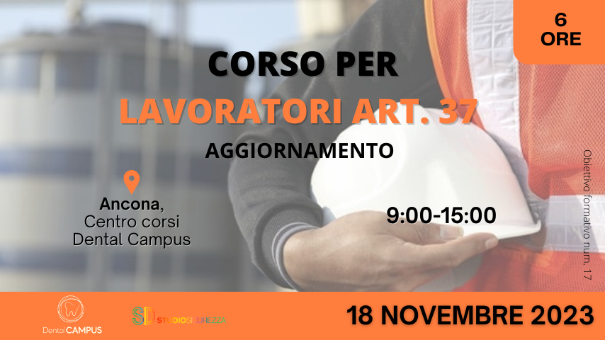 CORSO AGGIORNAMENTO PER LAVORATORI ART. 37 (6 ORE)