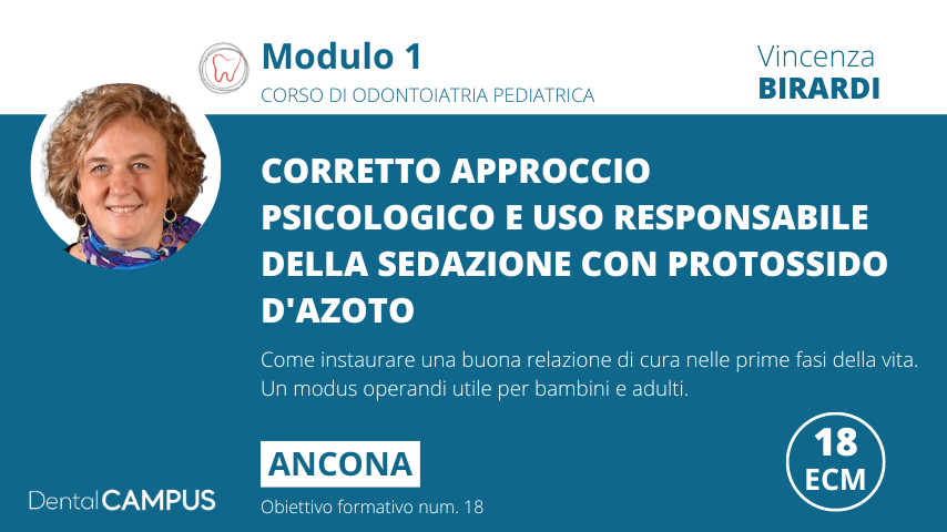 CORRETTO APPROCCIO PSICOLOGICO E USO RESPONSABILE DELLA SEDAZIONE CON PROTOSSIDO D'AZOTO